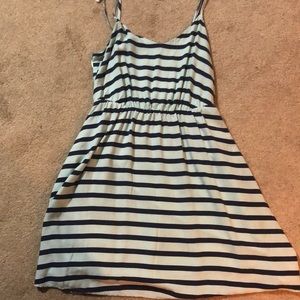 Beautiful Sky Blue and Dark Blue stripped dress!!